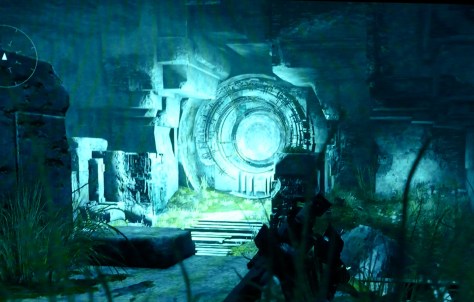 An interior Black Garden view.