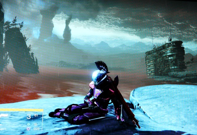 Venus is so beautiful, but it has its creepier and drearier aspects.  Red water, decrepit buildings, bizarre clouds.