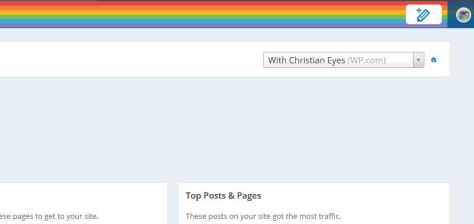 Imposed and inappropriate symbol at WordPress