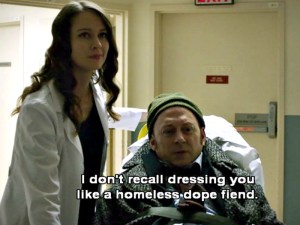 Person of Interest, ep 21 humor, 1/2