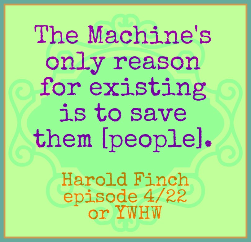 Person of Interest, The Machine